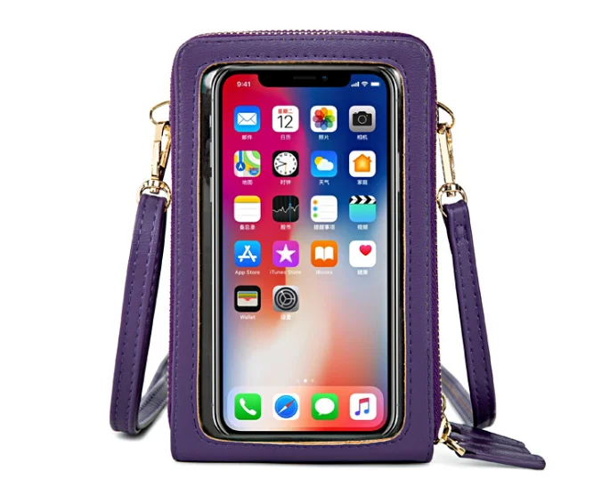 Women Fashion PVC Transparent Touch Screen phone Case Holder PU Zipper Money Cash Wallet Small Crossbody, Multi color
Women Fashion PVC Transparent Touch Screen phone Case Holder PU Zipper Money Cash Wallet Small Crossbody, Multi color