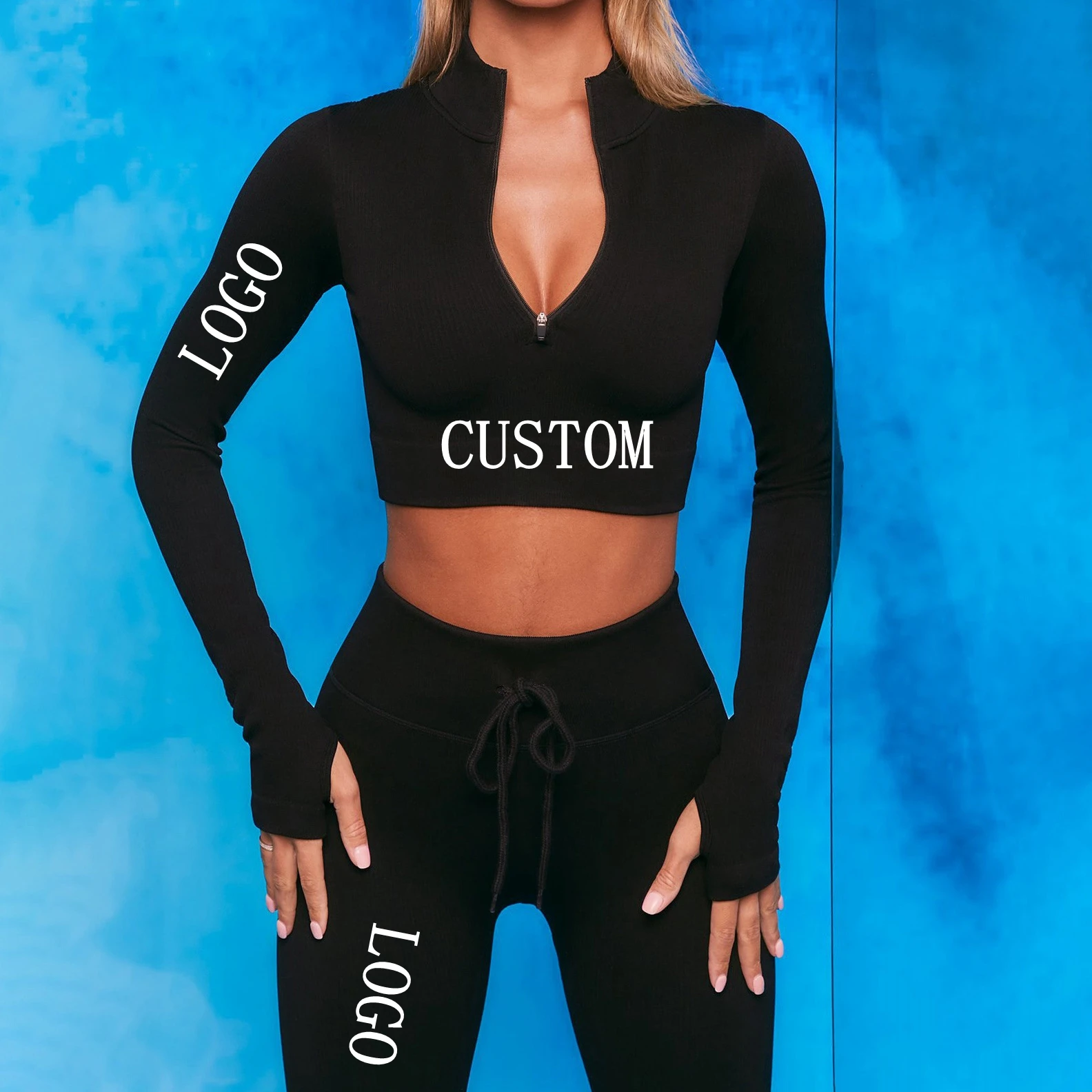 2021 Autumn Women Fitness Sports Gym Long Sleeve Activewear Wear Workout 2 Pcs Sets Top And Leggings Logo Short Yoga Set
2021 Autumn Women Fitness Sports Gym Long Sleeve Activewear Wear Workout 2 Pcs Sets Top And Leggings Logo Short Yoga Set