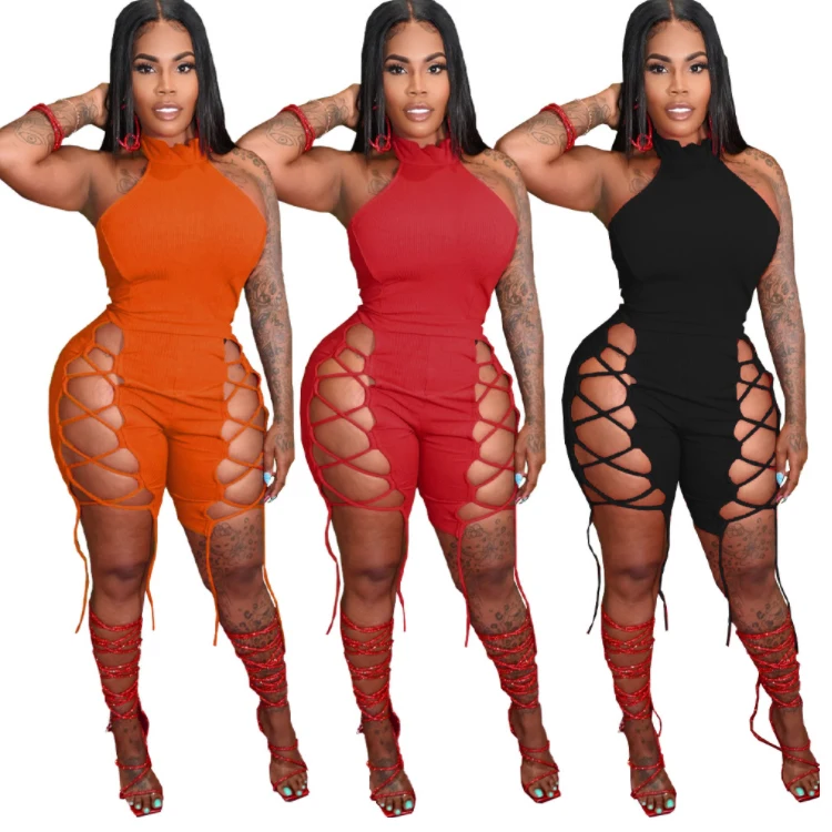 DN8611 Fashion One Piece Set Women Clothing Sexy Short Jumpsuits Sleeveless Jumpsuit
DN8611 Fashion One Piece Set Women Clothing Sexy Short Jumpsuits Sleeveless Jumpsuit