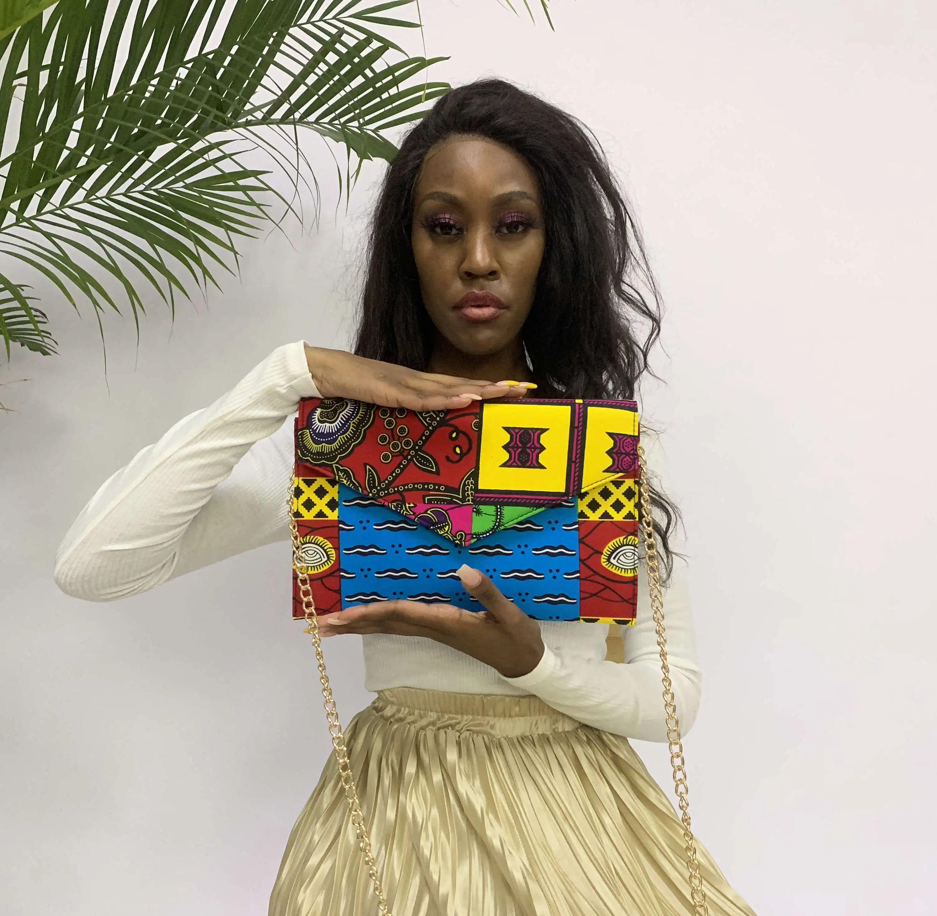 High Quality Luxury Women Accessories Popular Pattern Wax Printing African Envelope Party Hand Bags, As picture
High Quality Luxury Women Accessories Popular Pattern Wax Printing African Envelope Party Hand Bags, As picture