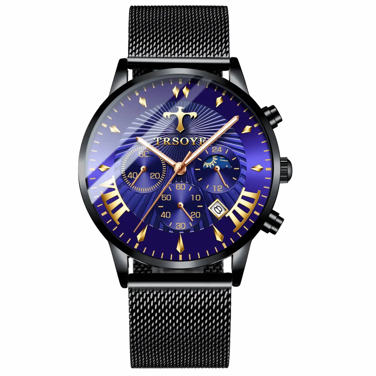 Reloj 2020 High Quality Luxury Latest Men Hand Blacked Out Watch Black And Silver Chain Band With Quality Control TRSOYE TRS608
Reloj 2020 High Quality Luxury Latest Men Hand Blacked Out Watch Black And Silver Chain Band With Quality Control TRSOYE TRS608