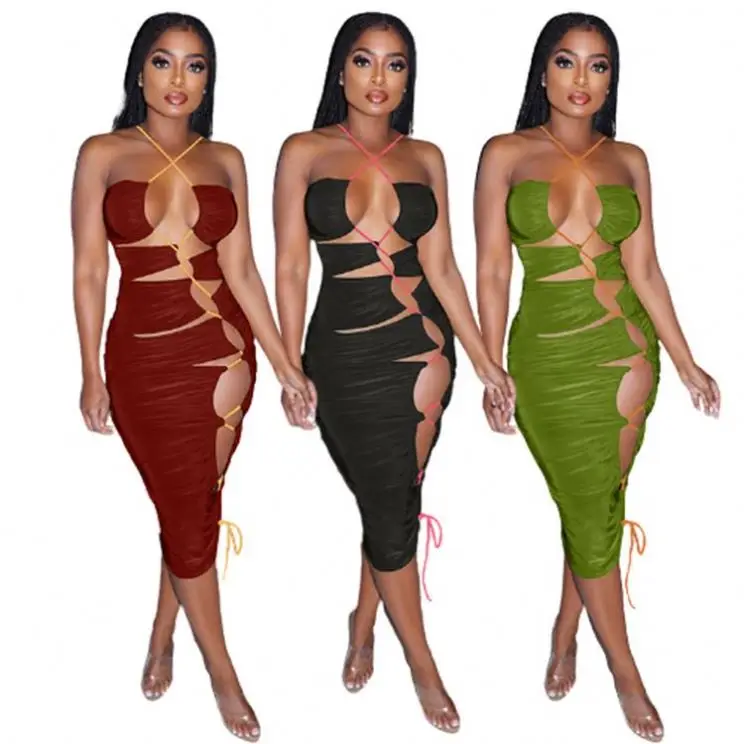 Hot Selling 2021 Summer Sexy Hollow Out Backless Bodycon Dress Casual Dress For Women
Hot Selling 2021 Summer Sexy Hollow Out Backless Bodycon Dress Casual Dress For Women