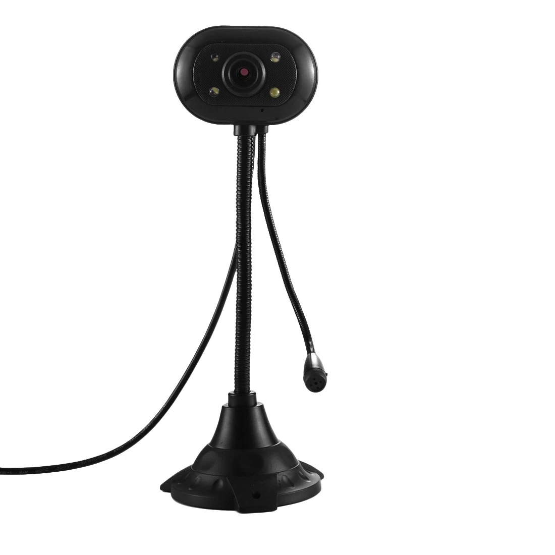 Economy 5.0 Mega Pixels USB 2.0 Driverless PC Camera Webcam with MIC and 4 LED Lights
Economy 5.0 Mega Pixels USB 2.0 Driverless PC Camera Webcam with MIC and 4 LED Lights