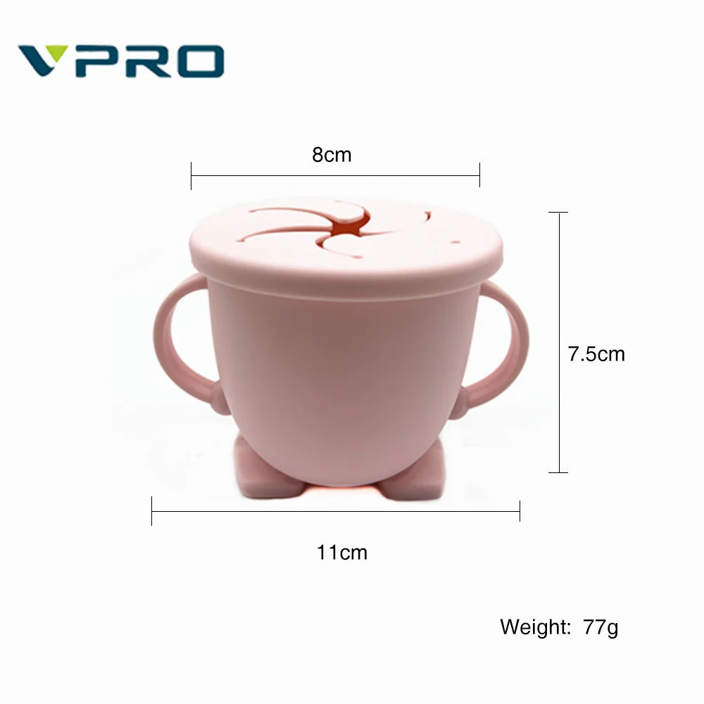 Silicone snack cup Factory direct sale customizable cartoon children snacks water cup fall-proof portable silicone cup
Silicone snack cup Factory direct sale customizable cartoon children snacks water cup fall-proof portable silicone cup