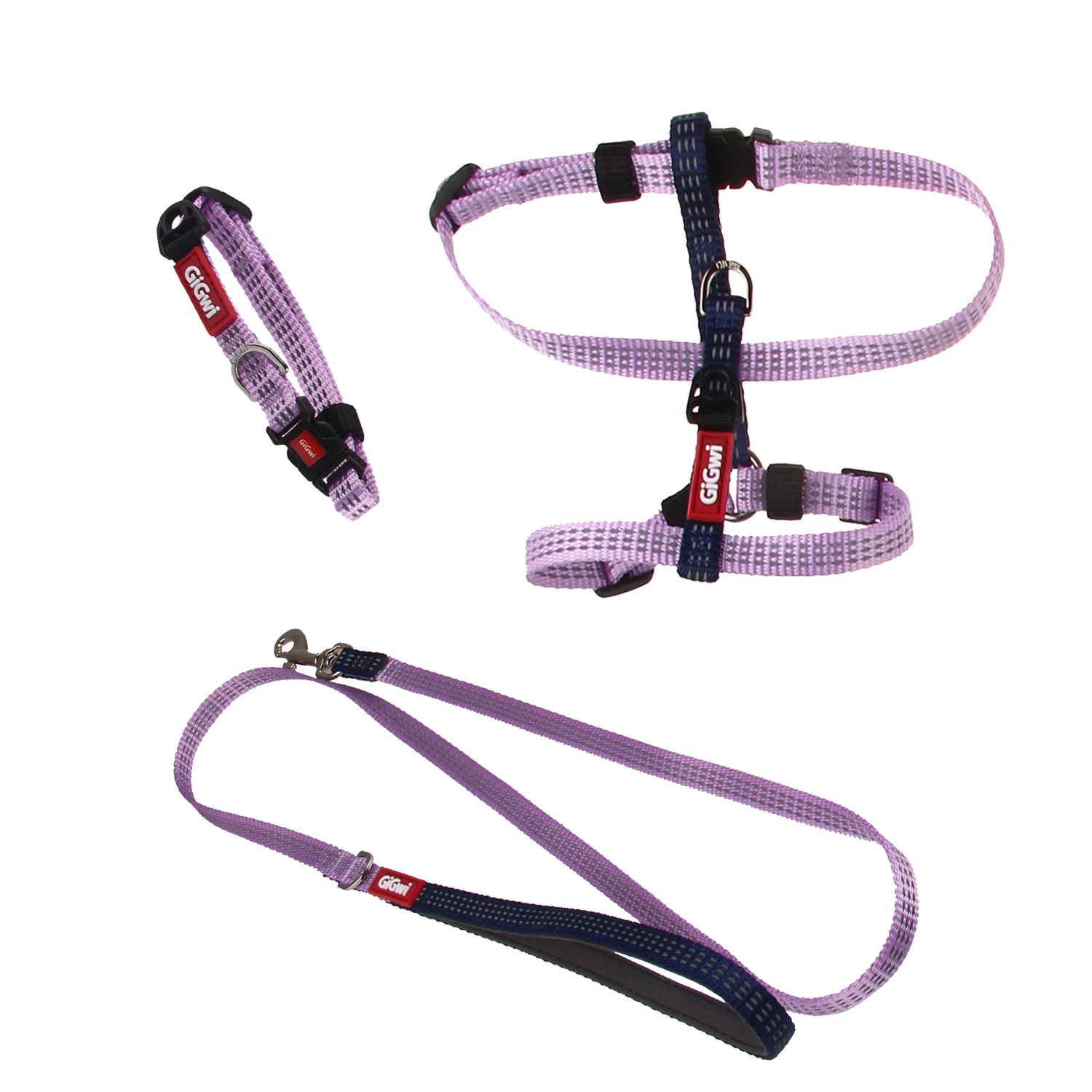 GiGwi productos para mascotas pet accesories luxury dog collar set durable nylon webbing collar para perros, Purple yellow red green navy blue
GiGwi productos para mascotas pet accesories luxury dog collar set durable nylon webbing collar para perros, Purple yellow red green navy blue