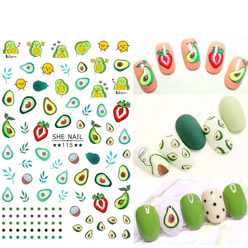 SHE113-SHE133 wholesale 2021 DIY Children Cartoon Nail Art Decals Decoration Cute Fruit Applique Nail Art Stickers For Kids
SHE113-SHE133 wholesale 2021 DIY Children Cartoon Nail Art Decals Decoration Cute Fruit Applique Nail Art Stickers For Kids
