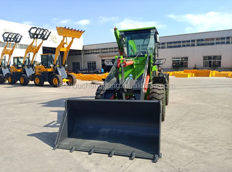 wheel loader with backhoe