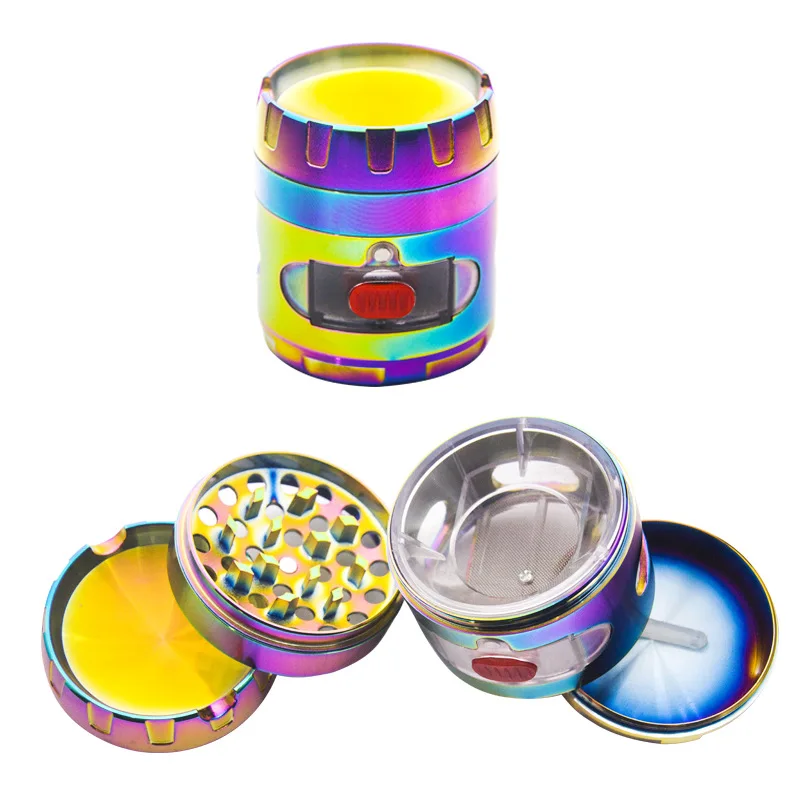 GZ336386 new cool fashion zinc alloy 63mm hand metal herb smoke tobacco Grinder weed accessories custom logo, Rainbow
GZ336386 new cool fashion zinc alloy 63mm hand metal herb smoke tobacco Grinder weed accessories custom logo, Rainbow