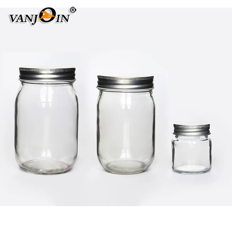 Wide Mouth BPA free 4/ 8/ 10/ 12/ 16/ 32 oz Glass Mason Jar With Metal Lid
Wide Mouth BPA free 4/ 8/ 10/ 12/ 16/ 32 oz Glass Mason Jar With Metal Lid