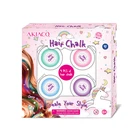 Safety Temporary Hair Dye Colour Kit Pastels Salon 4 Color Dye Hair Kids Birthday Party For Decoration Hair Chalk