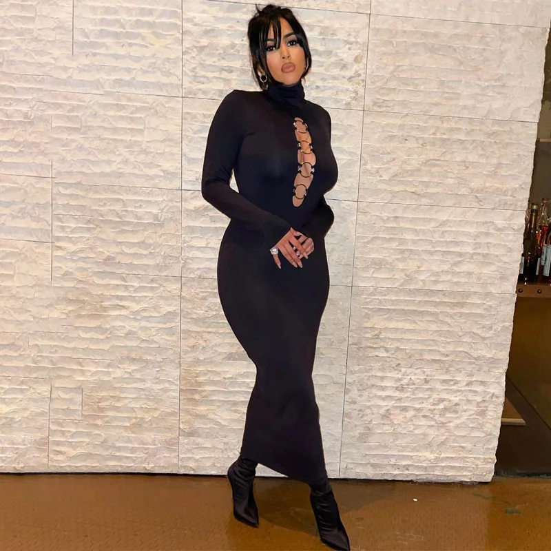 2021 new arrivals spring collection women sexy chest hollow out long sleeve body con women casual dresses
2021 new arrivals spring collection women sexy chest hollow out long sleeve body con women casual dresses