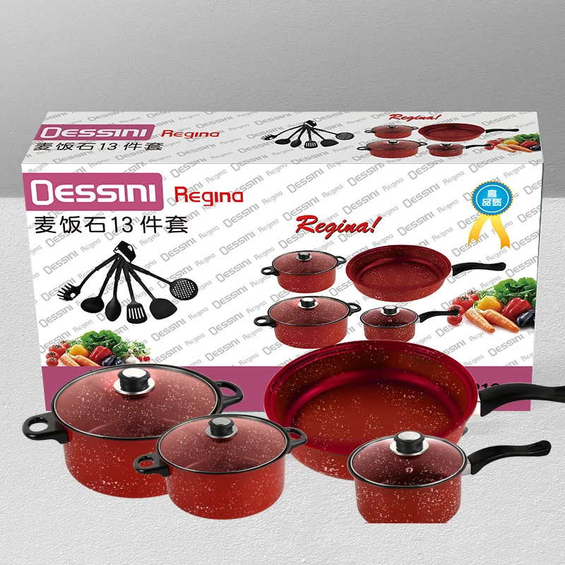 13pcs prestige granite utensils cooking dessini italy nonstick cookware sets, Customized color
13pcs prestige granite utensils cooking dessini italy nonstick cookware sets, Customized color
