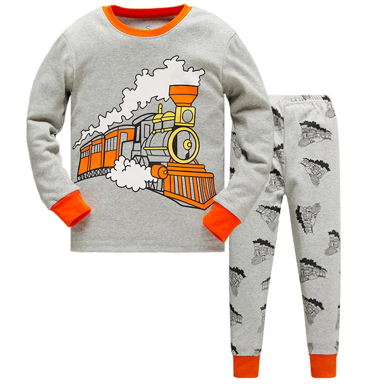 Comfortable Cotton Train Cartoon Designer Printing Pjs Set For Kids Boys Sleepwear Baby Boy Pajamas Baby Pajamas Wholesale
Comfortable Cotton Train Cartoon Designer Printing Pjs Set For Kids Boys Sleepwear Baby Boy Pajamas Baby Pajamas Wholesale