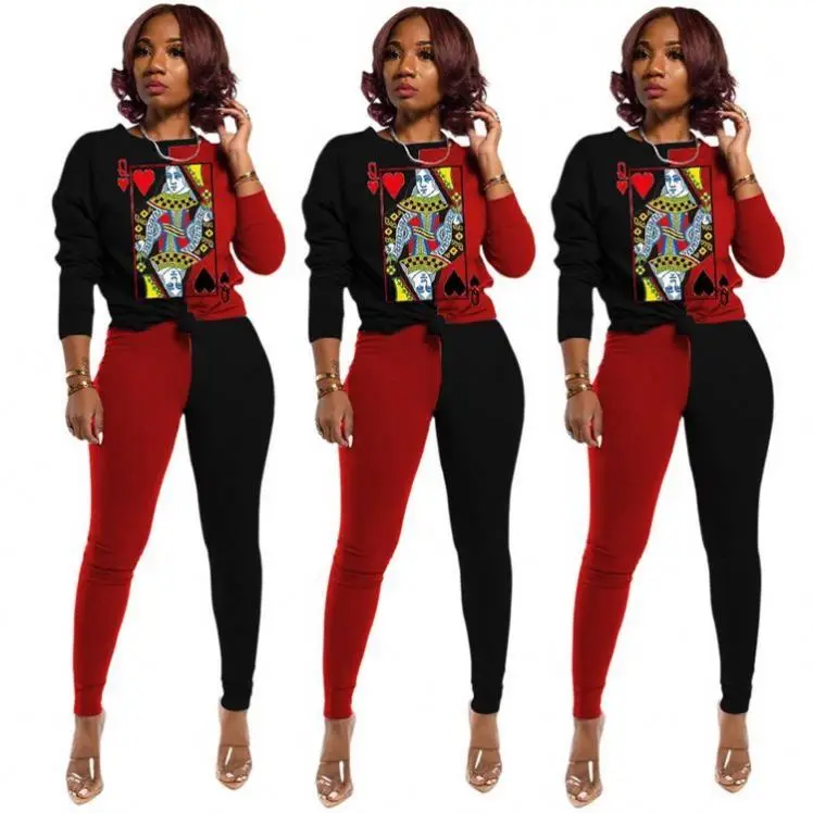 2020 New Design Latest Design Women Fall Clothing Plus Size Two Piece Jogger Tracksuit Set
2020 New Design Latest Design Women Fall Clothing Plus Size Two Piece Jogger Tracksuit Set