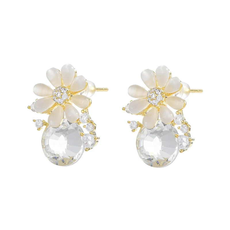 ED64181 Wholesale 2022 early spring fashion petal earrings cat eye Stone Drop Earrings 14k Gold Plated Women's Jewelry
ED64181 Wholesale 2022 early spring fashion petal earrings cat eye Stone Drop Earrings 14k Gold Plated Women's Jewelry