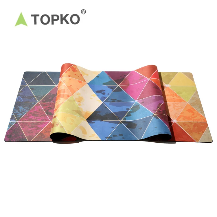 TOPKO wholesale custom logo eco friendly anti-slip 5mm suede rubber yoga mat, Green, blue, purple and black or customize
TOPKO wholesale custom logo eco friendly anti-slip 5mm suede rubber yoga mat, Green, blue, purple and black or customize