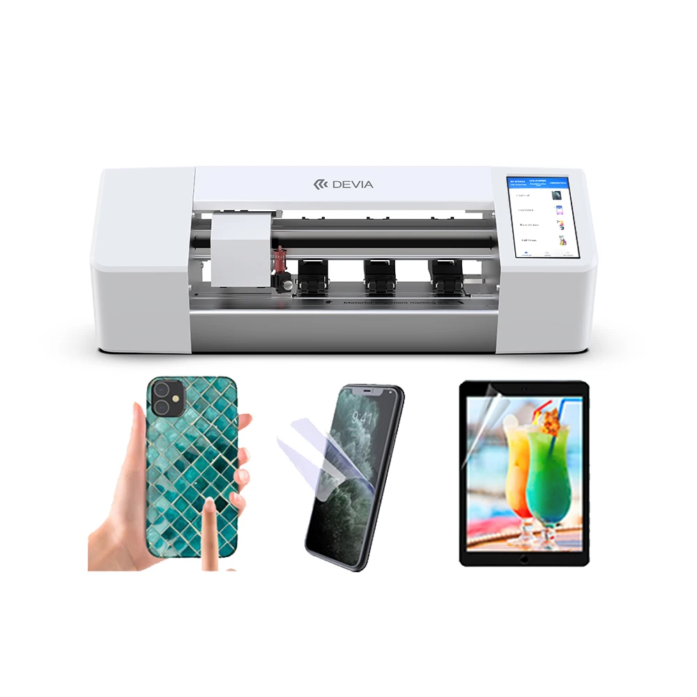 Devia Soft Film Telephone Accessories Screen Full Coverage Hydrogel Film Screen protector Sheet cut Machine, White
Devia Soft Film Telephone Accessories Screen Full Coverage Hydrogel Film Screen protector Sheet cut Machine, White