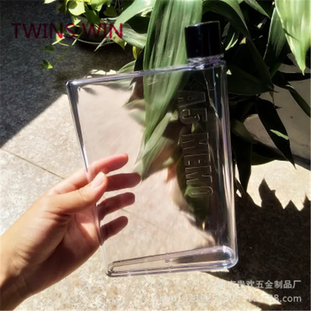 Promotion Custom Logo Plastic A5 A6 Notebook Memo Flat Square Water Bottle 990, 5 colors for your choosing
Promotion Custom Logo Plastic A5 A6 Notebook Memo Flat Square Water Bottle 990, 5 colors for your choosing