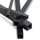 Factory custom 3K twill plain weave carbon fiber Square Tubes 10mm 20mm 30mm 40mm 50mm
