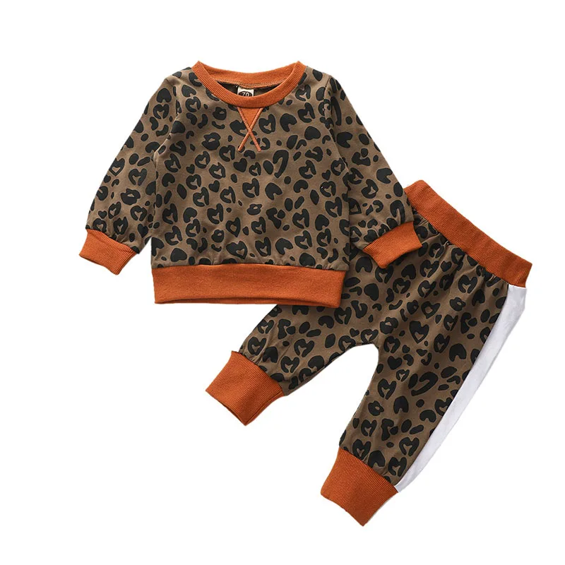 2020 new design leopard long sleeve round neck patchwork winter infant baby clothing outfit set, As picture show
2020 new design leopard long sleeve round neck patchwork winter infant baby clothing outfit set, As picture show