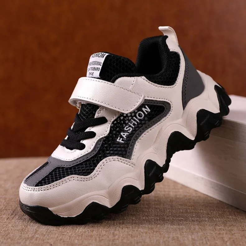 2020 summer fashion children sports shoes hollow mesh breathable boys girls sneakers, Black/beige
2020 summer fashion children sports shoes hollow mesh breathable boys girls sneakers, Black/beige