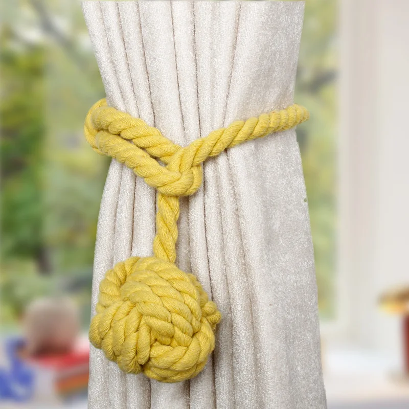 Y-F custom curtain tie back rope new cotton single ball hanging curtain tassel tieback rope wholesale spot
Y-F custom curtain tie back rope new cotton single ball hanging curtain tassel tieback rope wholesale spot