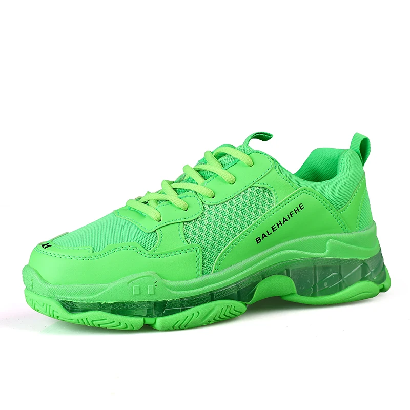 Custom Oversized Dad Sneaker With Clear Sole Trainers For Men Women Triple S Paris Style Shoes, Green/orange/yellow
Custom Oversized Dad Sneaker With Clear Sole Trainers For Men Women Triple S Paris Style Shoes, Green/orange/yellow