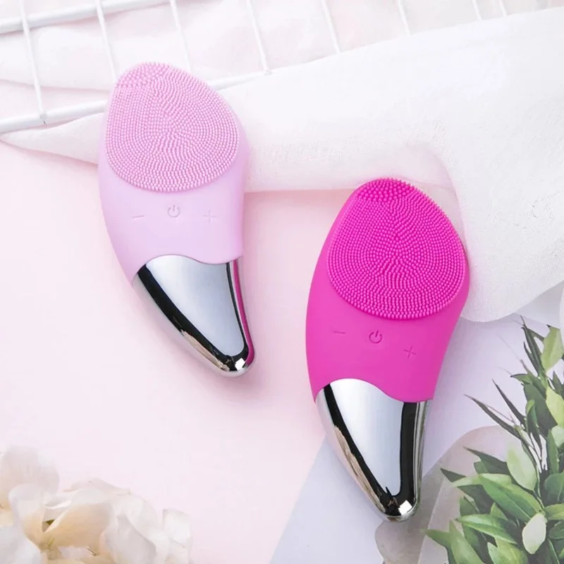 Sonic Facial Cleansing Brush Pretty in pink Silicone Electric Face Brush with 3 Function Modes Waterproof USB Rechargeable
Sonic Facial Cleansing Brush Pretty in pink Silicone Electric Face Brush with 3 Function Modes Waterproof USB Rechargeable