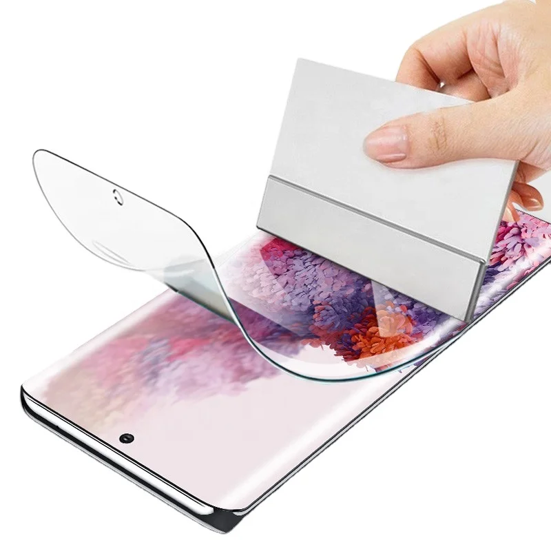 Hydrogel Screen Protector Soft Film Full Cover For iPhone 13 12 Pro Max For Samsung Galaxy S22 Ultra S21 S20fe Note 10 hydrolgel, Transparent
Hydrogel Screen Protector Soft Film Full Cover For iPhone 13 12 Pro Max For Samsung Galaxy S22 Ultra S21 S20fe Note 10 hydrolgel, Transparent