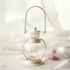 European wrought iron windproof lamp holder retro personality restaurant candle holder decoration