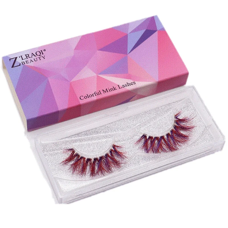 9D False Colored Eyelashes Natural Soft Mink fluffy Style Eye lash Extension Makeup Cosplay Colorful Fake Eyelash
9D False Colored Eyelashes Natural Soft Mink fluffy Style Eye lash Extension Makeup Cosplay Colorful Fake Eyelash