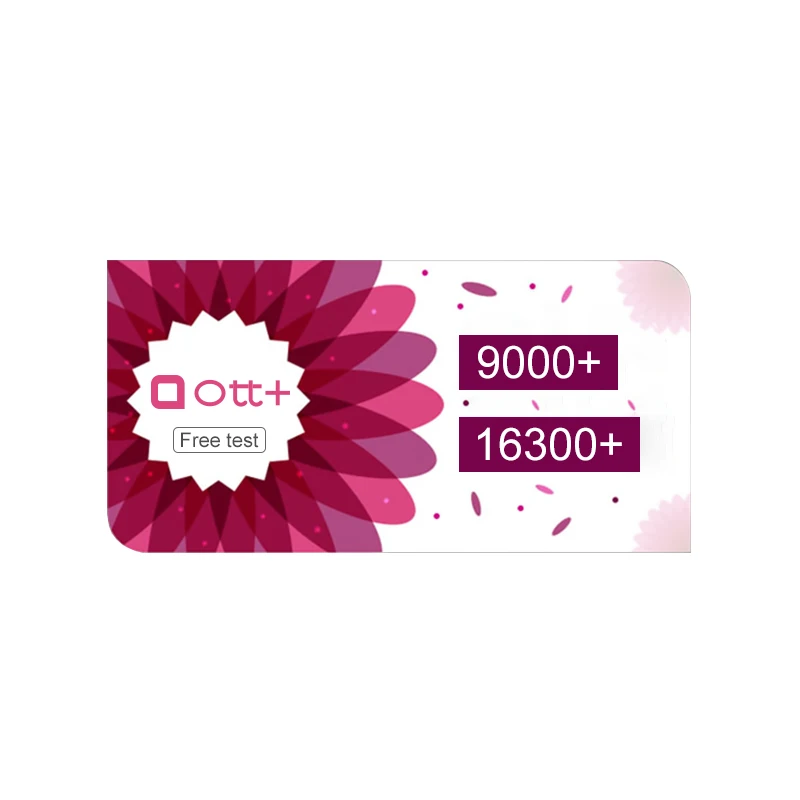 Top Sells Best Price Free Trial 10 pcs+ OTT+ Pro Yearly TV Express Android Reseller Panel Gift Card
Top Sells Best Price Free Trial 10 pcs+ OTT+ Pro Yearly TV Express Android Reseller Panel Gift Card
