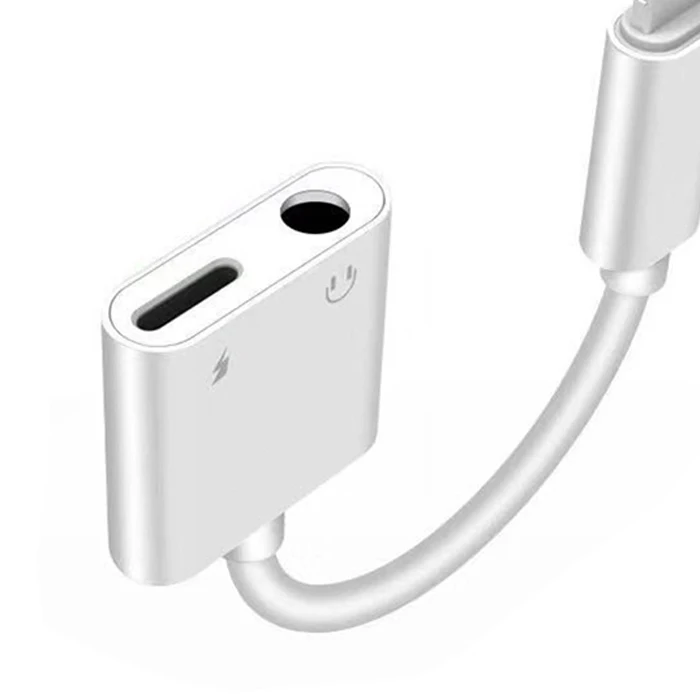 SHANPIN 3.5 mm Headphone Adapter 3.5mm audio jack headphone fast charging adapter Splitter, White
SHANPIN 3.5 mm Headphone Adapter 3.5mm audio jack headphone fast charging adapter Splitter, White