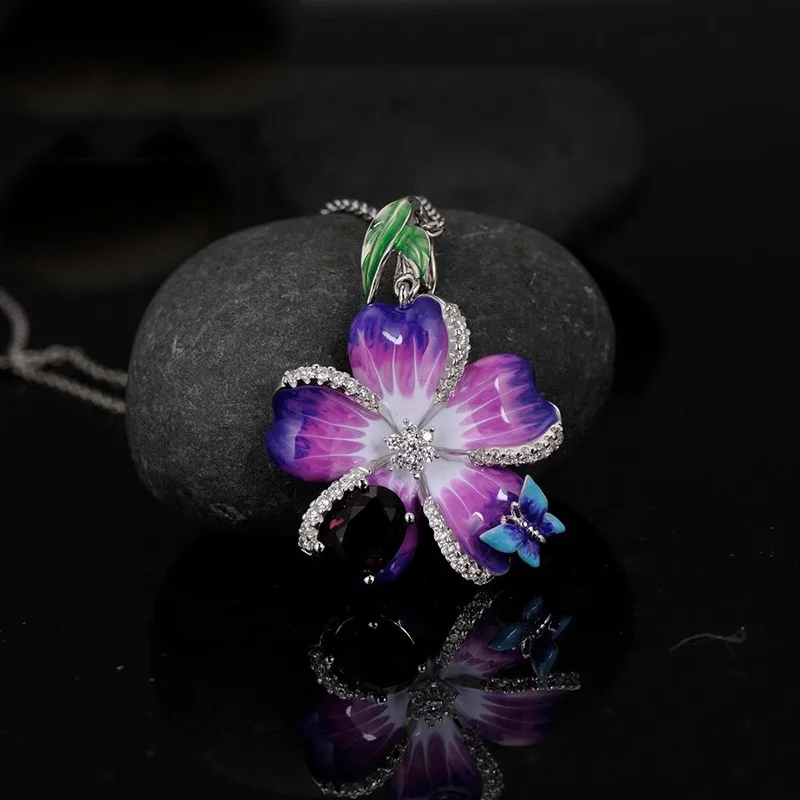 Butterfly Flower Statement Charm Pendants Necklaces Woman Temperature Elegant Chain Necklace Cocktail Party Jewelry, Picture
Butterfly Flower Statement Charm Pendants Necklaces Woman Temperature Elegant Chain Necklace Cocktail Party Jewelry, Picture