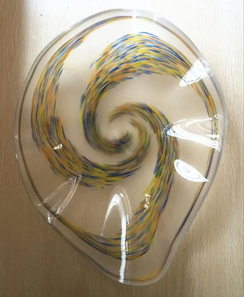Mediterranean Sea Hand Made Blown Glass Flower Plates Hand Blown Wall decor Glass Plates Custom Made 110-240V Free Shipping, Customized
Mediterranean Sea Hand Made Blown Glass Flower Plates Hand Blown Wall decor Glass Plates Custom Made 110-240V Free Shipping, Customized