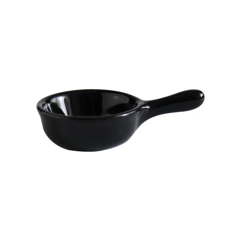 Wholesale Color Glaze Seasoning Ceramic Hand Dish Sauce Soy Sauce Vinegar Dish Creative Mini with Handle Discretion Small Plate, Green blue black white pink
Wholesale Color Glaze Seasoning Ceramic Hand Dish Sauce Soy Sauce Vinegar Dish Creative Mini with Handle Discretion Small Plate, Green blue black white pink