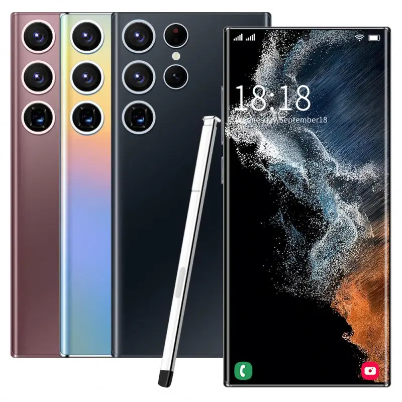 Global Version S22 Ultra 5G smart phone 7.3 HD Inch Full Screen 16+1TB Dual SIM SmartPhone 6800mAh Android Mobile Phone
Global Version S22 Ultra 5G smart phone 7.3 HD Inch Full Screen 16+1TB Dual SIM SmartPhone 6800mAh Android Mobile Phone