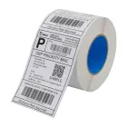 4"*4"Custom Zebra Barcode Paper Self-adhesive Label Sticker Roll For Label Printer Machine