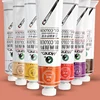 Professional artist watercolor 24 colors drawing acrylic paints DIY painting on canvas wood glass oil paint set kit