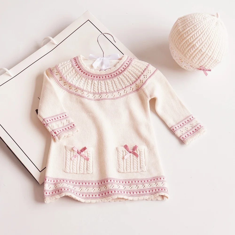 newborn baby girls' sweaters dress kids clothes sets with hat hand made knitted dress children clothes wholesale 91110048
newborn baby girls' sweaters dress kids clothes sets with hat hand made knitted dress children clothes wholesale 91110048