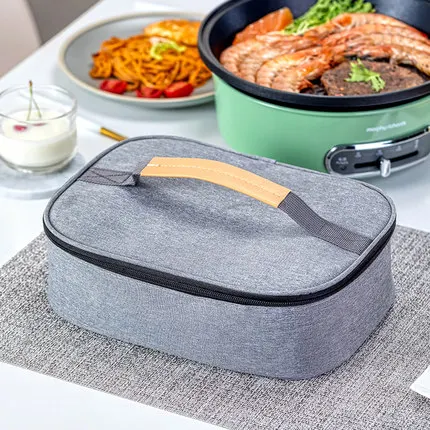 customized insulated thermal cooler tote box food delivery lunch bag for office, Grey
customized insulated thermal cooler tote box food delivery lunch bag for office, Grey