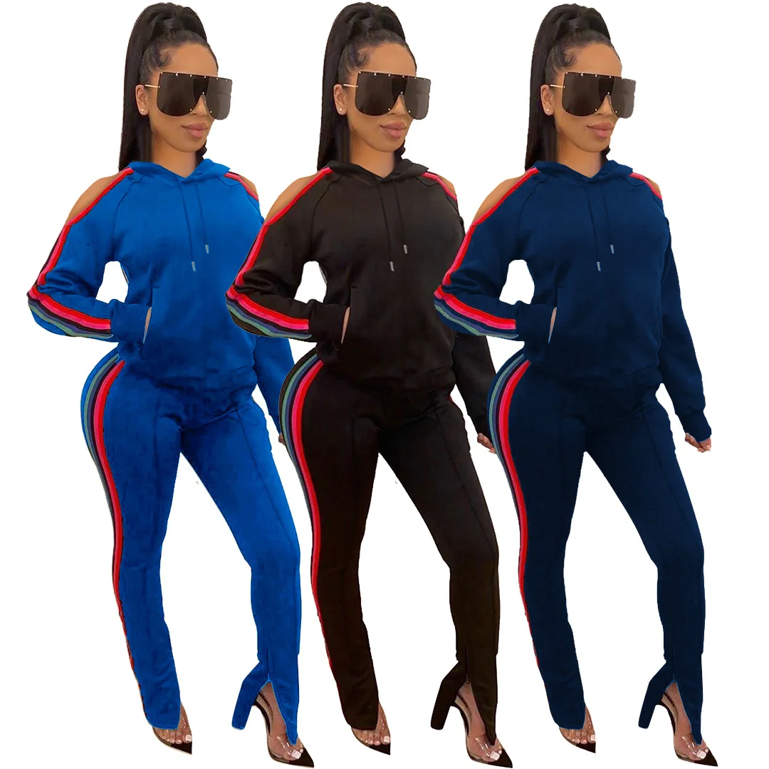 2021 Fall clothing casual women two piece outfits sweat suit hoodie jogger tracksuit set
2021 Fall clothing casual women two piece outfits sweat suit hoodie jogger tracksuit set