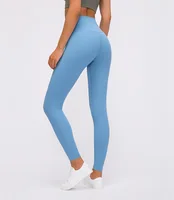 

Neon color 80%Nylon 20% spandex buttery soft V high waist workout fitness yoga wear tight pants leggings for women