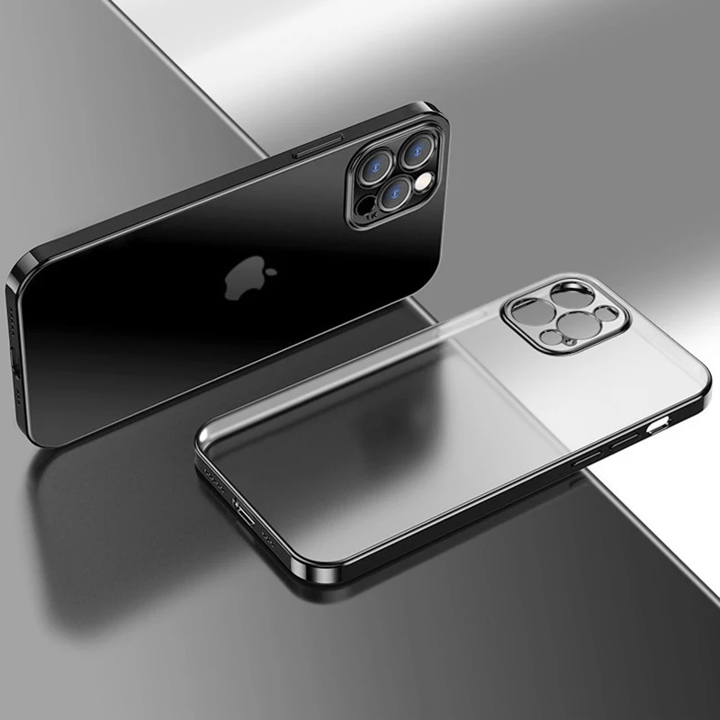 For iPhone 11 for iPhone 12 13 Case Tpu Electroplate Chrome Frosted Phone Cover Case for iPhone 12 Pro Max
For iPhone 11 for iPhone 12 13 Case Tpu Electroplate Chrome Frosted Phone Cover Case for iPhone 12 Pro Max