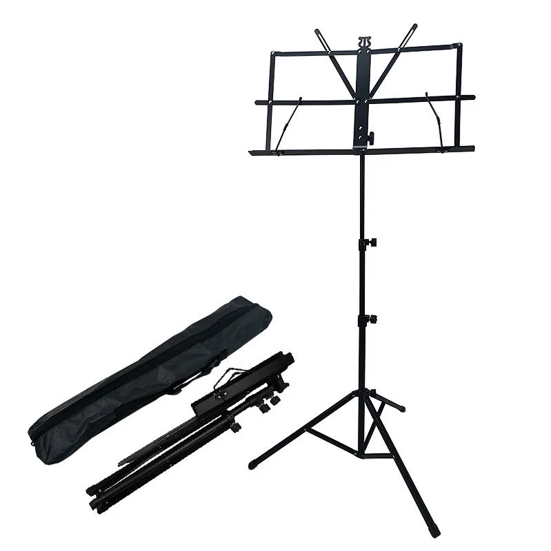 Musical Instrument Stand Lightweight Portable Adjustable Sheet Folding Music Stand With Bag, Black
Musical Instrument Stand Lightweight Portable Adjustable Sheet Folding Music Stand With Bag, Black
