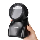 High efficiency desktop omnidirectional image 1d 2D supermarket scanner With CE, FCC certificates