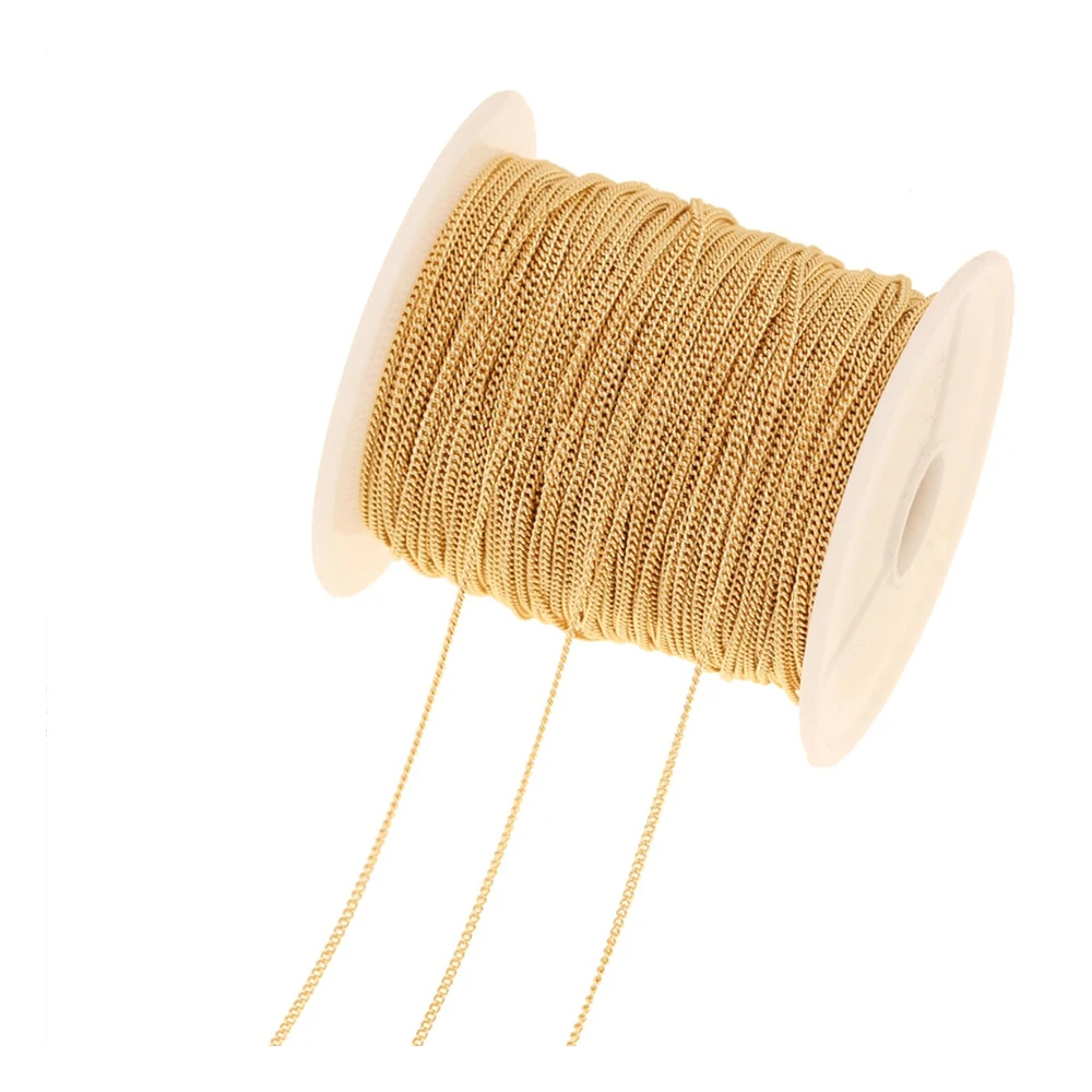 Jewelry Accessories Cordial Design 5M Lot Jewelry Accessories Gold Chains Making Earrings Findings Genuine Plating Hand Made 
Jewelry Accessories Cordial Design 5M Lot Jewelry Accessories Gold Chains Making Earrings Findings Genuine Plating Hand Made