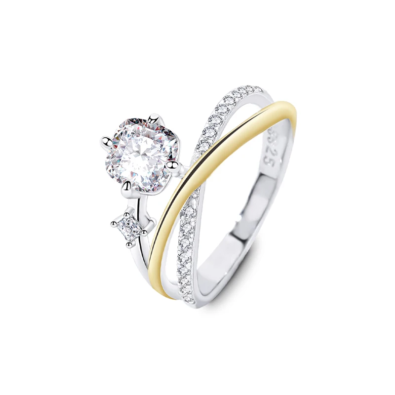 New Arrival 18K Gold Plated 925 Silver Special Design Cubie Zircon Moissanite Diamond For Women
New Arrival 18K Gold Plated 925 Silver Special Design Cubie Zircon Moissanite Diamond For Women
