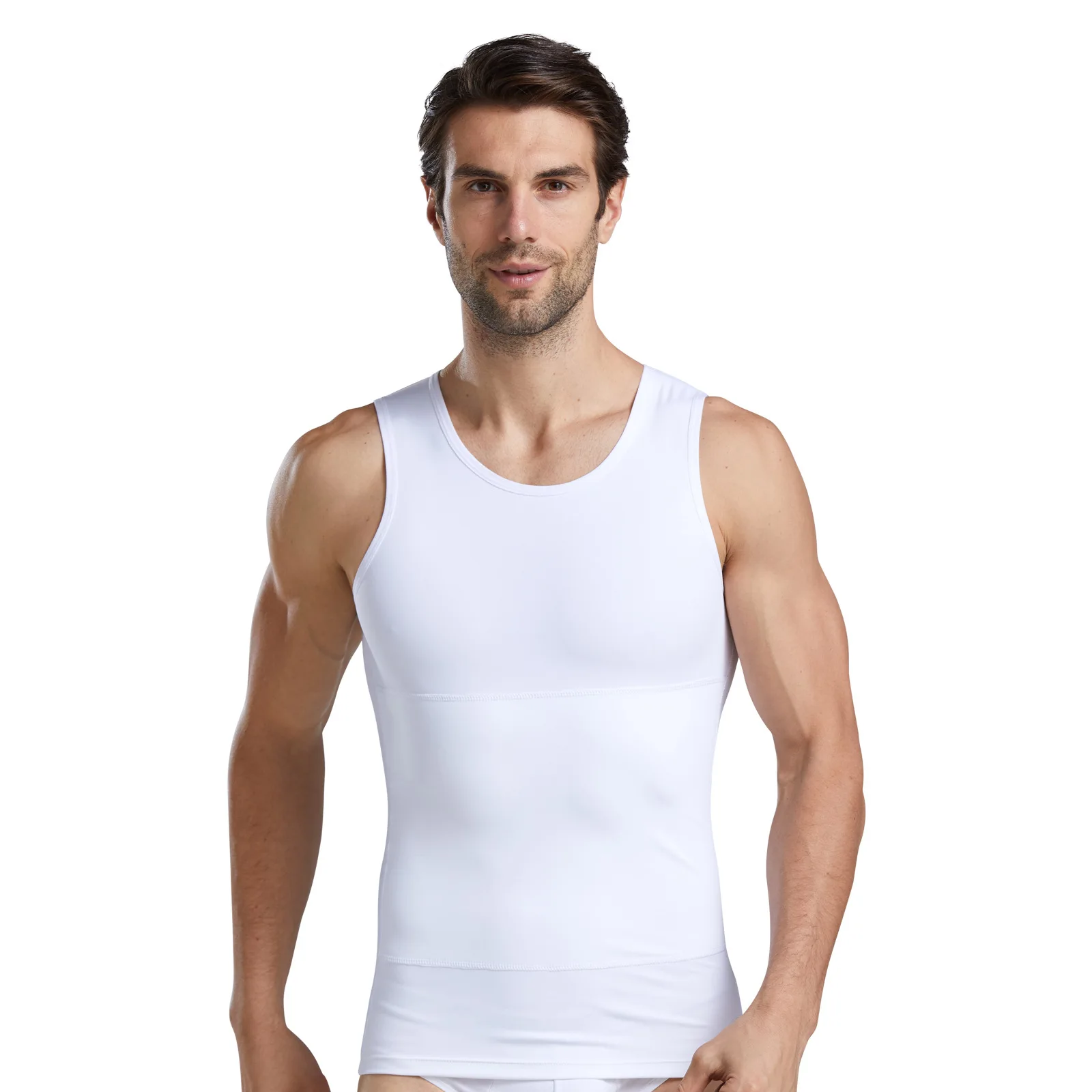 2021 New Men's Body Shaping Top Beautiful Style 260G Breast Shaping Double Layer Belly and Waist Shaping Back Compression Vest
2021 New Men's Body Shaping Top Beautiful Style 260G Breast Shaping Double Layer Belly and Waist Shaping Back Compression Vest