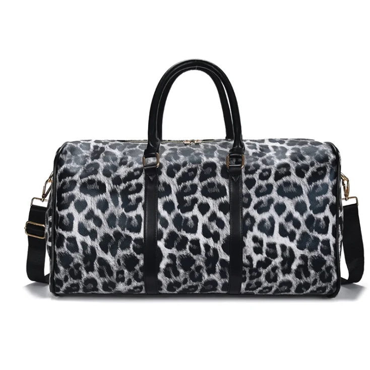 Waterproof Casual Luggage Tote Fashion Duffle Bag Hot Sale Women PU Leather Large Capacity Leopard Travel Weekender Bag, As pics
Waterproof Casual Luggage Tote Fashion Duffle Bag Hot Sale Women PU Leather Large Capacity Leopard Travel Weekender Bag, As pics